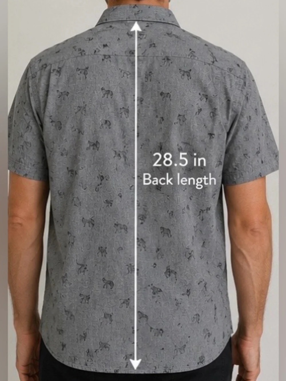 North Face Wolf Button Down Shirt 100% cotton - size Large